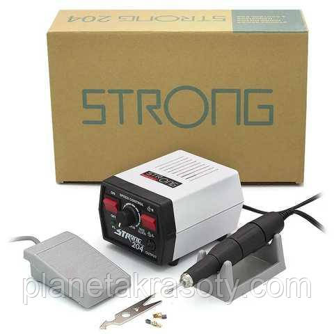 Фрезер для маникюра и педикюра Strong 204 (65 Вт 35000 об./мин), фото 1