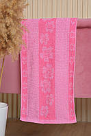Полотенце кухонное махровое розового цвета 163504T Бесплатная доставка