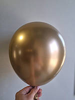 Воздушный шар Хром 5 дюймов упаковка 100 штук теплое золото