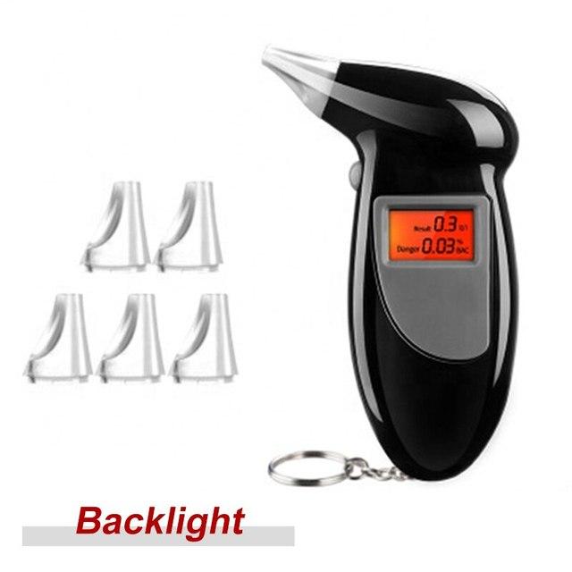 Алкотестер Digital AlcoStop D46 кишеньковий, цифровий з LCD-підсвіткою 5 мундштуки