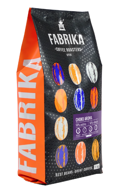 Кава Fabrika Choko Aroma в зернах 1 кг