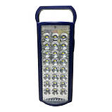 Power Bank+ручний ліхтар 2в1 акумуляторний ALMANA KP-6324, 24 LED з павербанком синій, фото 8
