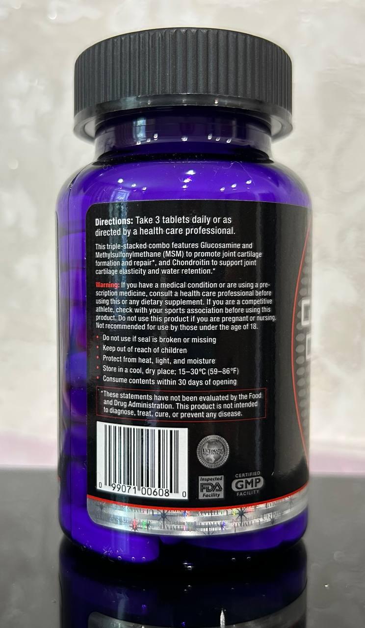 Купить Glucosamine Chondroitin MSM 90 таблеток Ultimate Nutrition