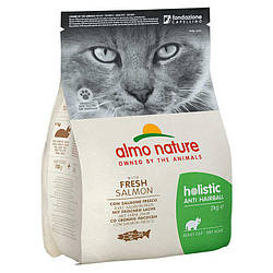 Almo Nature (Альмо Натюр) Holistic Cat Hairball Salmon — Сухий корм для виведення шерсті в дорослих кішок зі