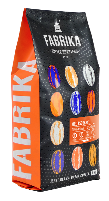 Кава Fabrika Oro Escobane 100% арабіка в зернах 1 кг