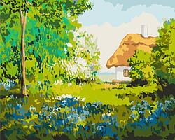 Розмальовка по цифрам BrushMe Літо у селі (BSM-B53150) 40 х 50 см