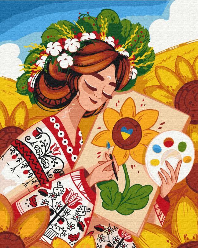 Акційна Картина за номерами BrushMe Українська творчість © Anastasiia Kompaniiets (BS53637) 40 х 50 см, фото 1