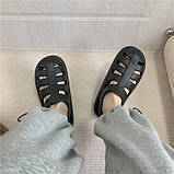 Крокси (сандалі) підліткові чорні піна (24-24.5см), фото 4