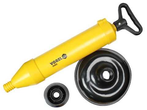 Вантуз пневматичний для прочищення каналізації VOREL 155 мм, фото 1