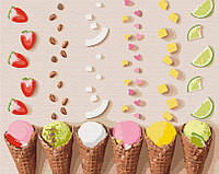 Картина за номерами BrushMe Кольорове морозиво ©Halyna Vitiuk (BS53596) 40 х 50 см