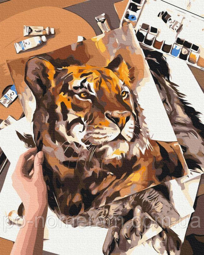 Картини за номерами BrushMe Смугастий шедевр ©Karolina Bundash (BS53594) 40 х 50 см