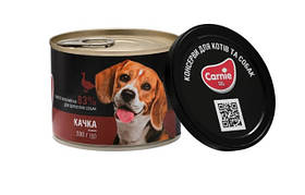 Вологий корм для собак Carnie Паштет м'ясний, з качкою, 200 г