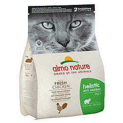 Almo Nature (Альмо Натюр) Holistic Cat Hairball Chicken-Суха корм для виведення шерсті в дорослих кішок зі