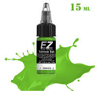 Краска EZ Tattoo Ink Graffiti Green для тату 15 ml