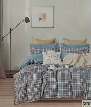 Постільна білизна Koloco Шотландка - простирадло на гумці - Євро, фото 1