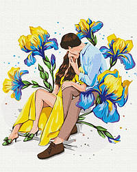 Розмальовка для дорослих BrushMe Квітуче кохання ©Alla Berezovska (BSM-B53731) 40 х 50 см