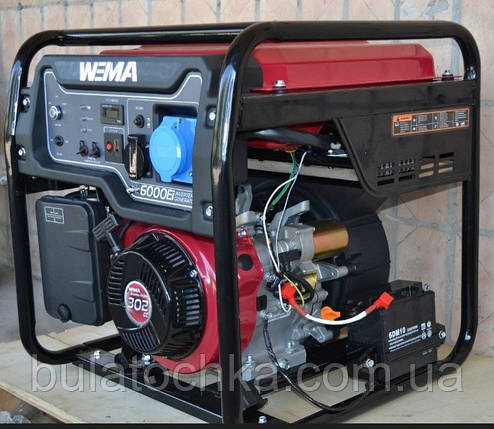 Генератор інверторний WEIMA WM6000Ei (6 кВт), фото 2