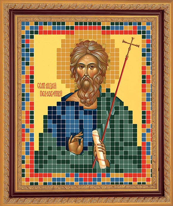 Схема для вишивання бісером ТМ BUTIK Андрій Первозванний ВТ7017 6х7см А7 Атлас, фото 1