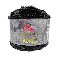 Himalaya KOALA (Коала) № 75709 чорний (Пряжа імітація хутра, нитки для в'язання)