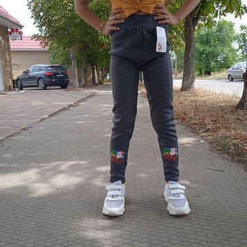 Дитячі теплі лосини з начосом"ЗОЛОТО" Art: 627-4 Новий Рік!!!