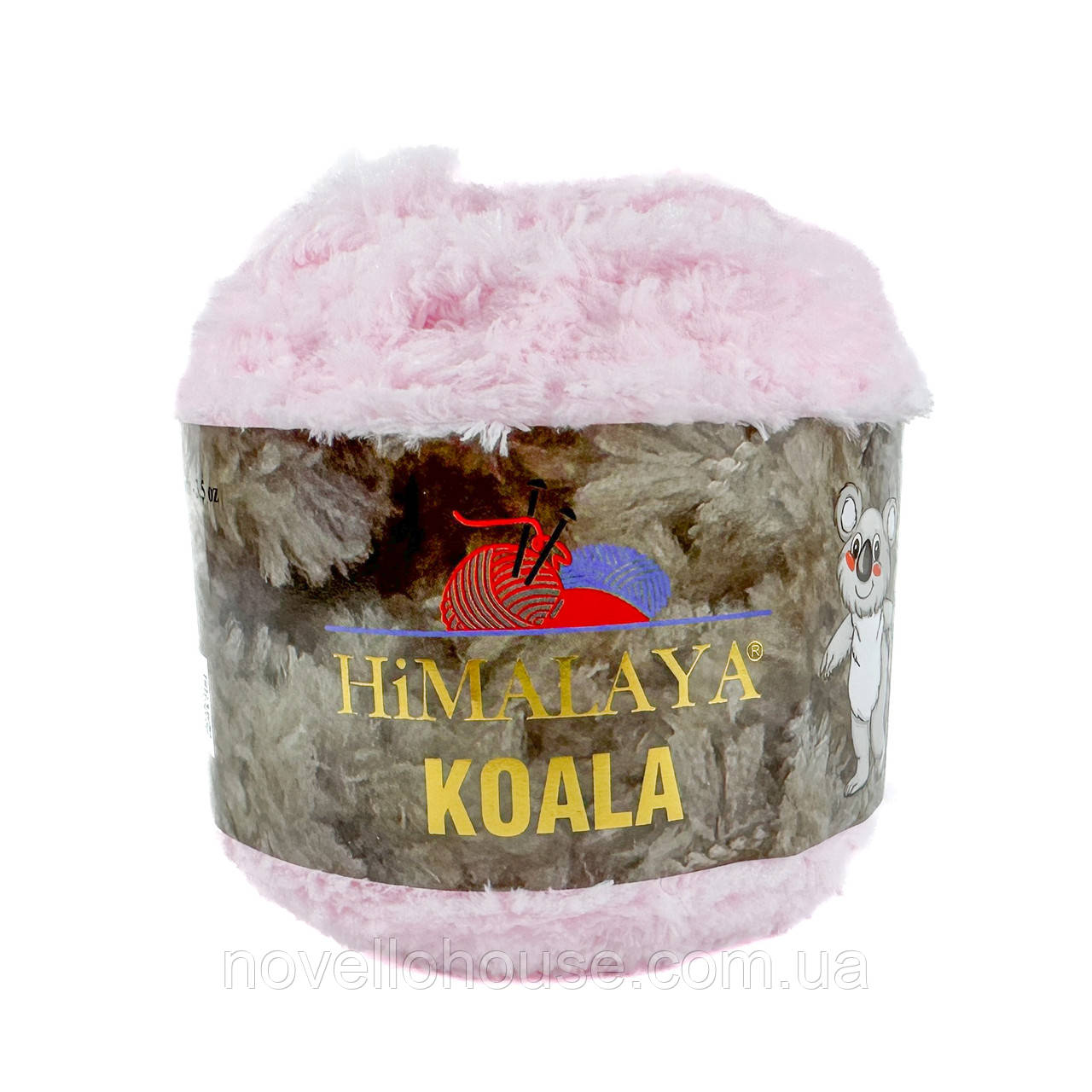 Himalaya KOALA (Коала) № 75712 світло-рожевий (Пряжа імітація хутра, нитки для в'язання)