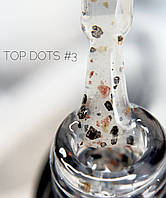 Top dots Crooz глянцевый топ для гель лака с ракушкой объем 8 мл