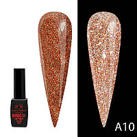 Гель лак Disco Gel Polish, Global Fashion, светоотражающий, 8 мл A10