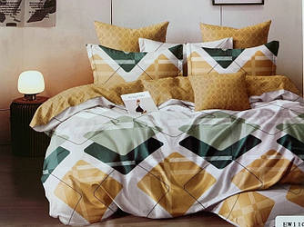 Постільна білизна полісатин півтораспальний ELWAY EW110 Абстракція