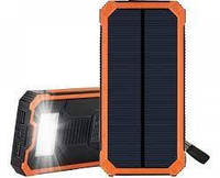 Павербанк Бронированый солнечный POWER BANK SOLAR 20000 МАЧ, ЧЕРНЫЙ, 2 X USB