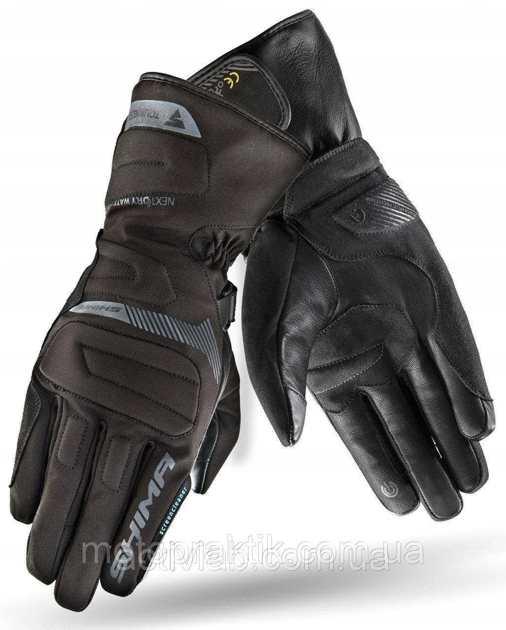 Shima Touringdry WP Gloves Black, M Моторукавички вологостійкі утеплені