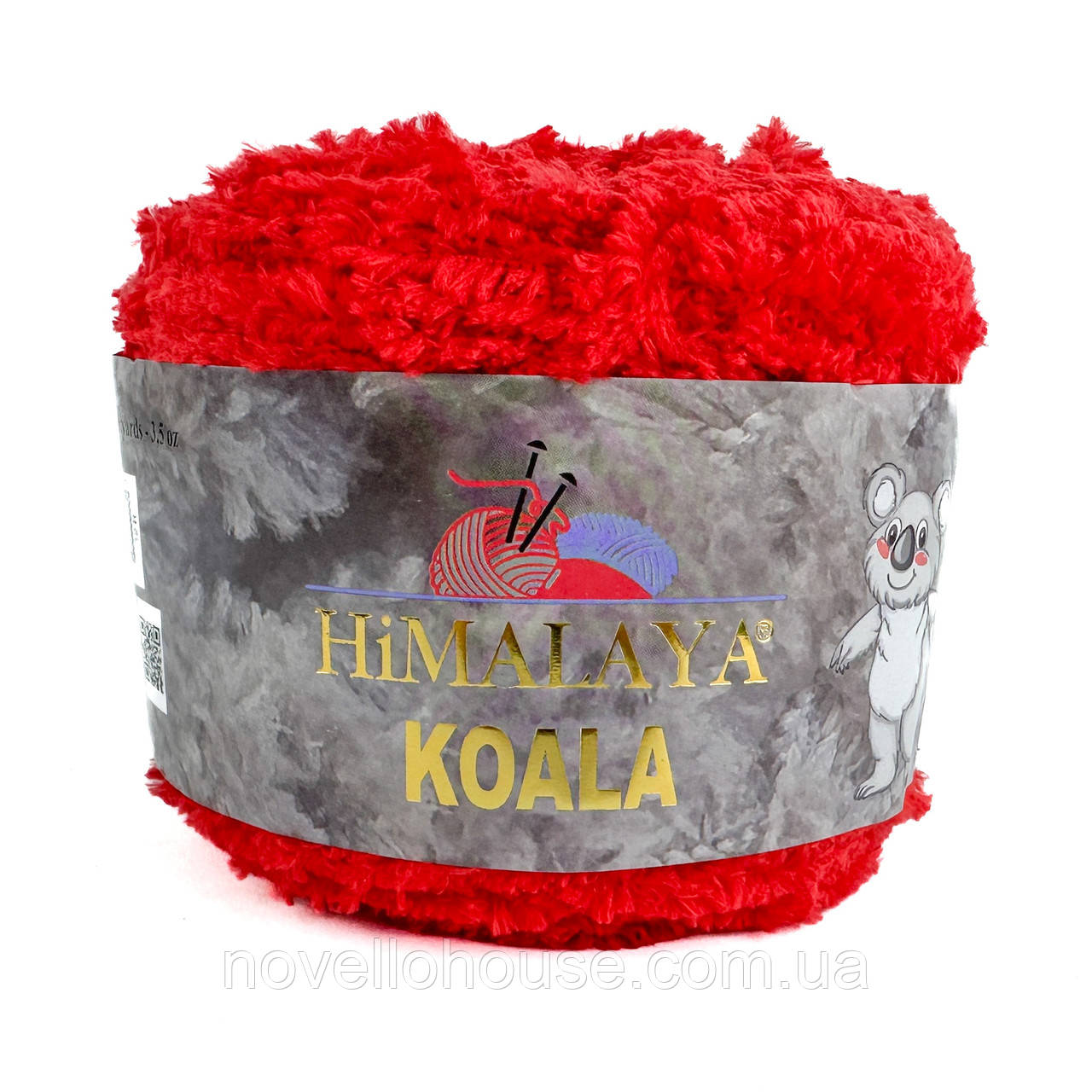 Himalaya KOALA (Коала) № 75726 червоний (Пряжа імітація хутра, нитки для в'язання)