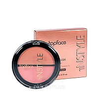 Рум'яна для обличчя TopFace Instyle Blush On подвійні РТ353 № 06