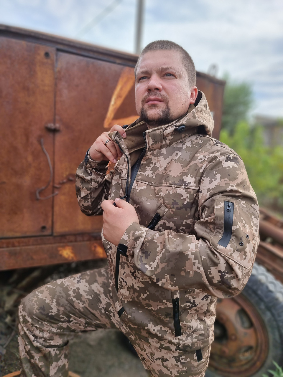 Тактичний демісезонний костюм Soft Shell (бойова форма)