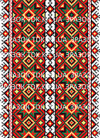 Українські орнаменти 001 друк на вафельному папері