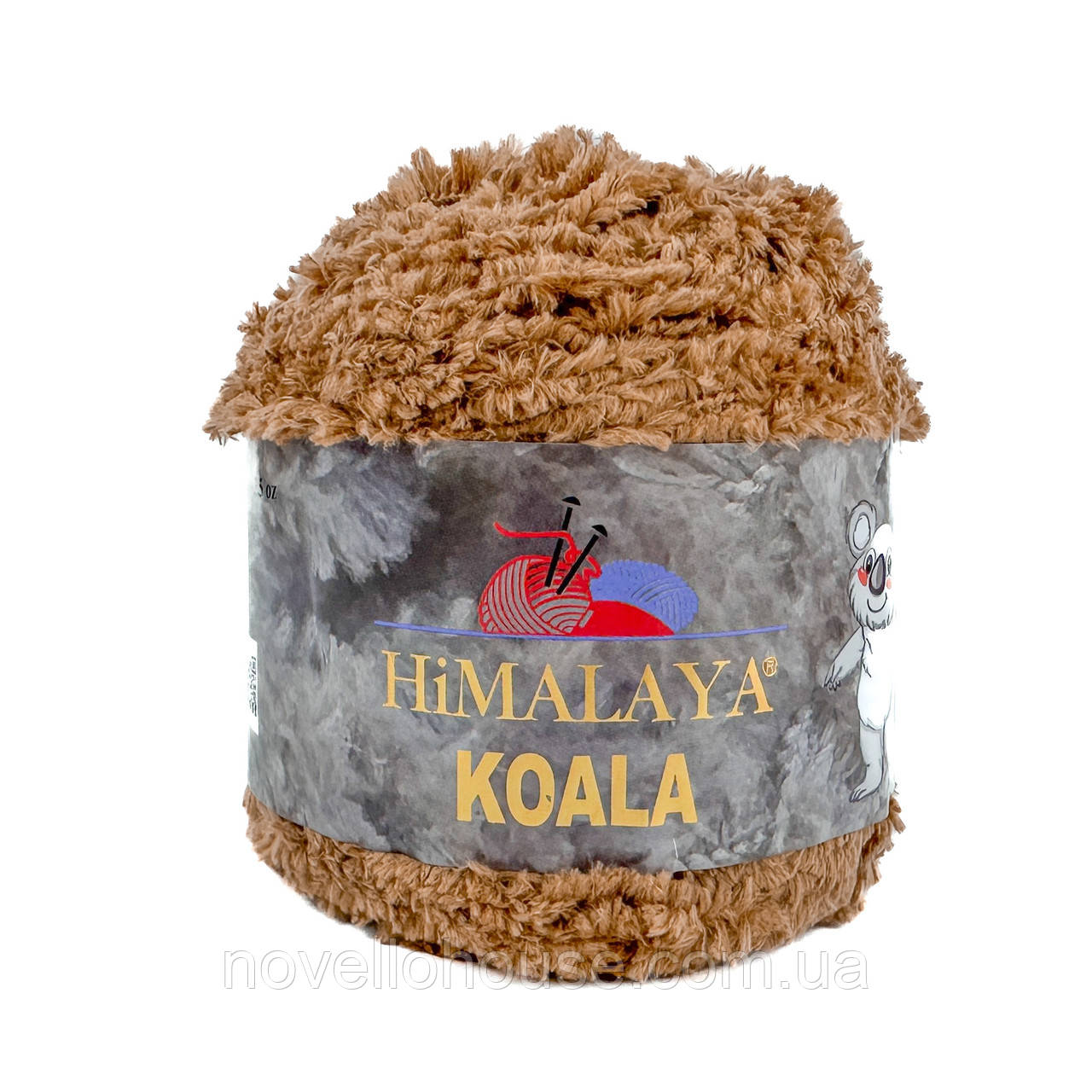 Himalaya KOALA (Коала) № 75738 коричневий (Пряжа імітація хутра, нитки для в'язання)