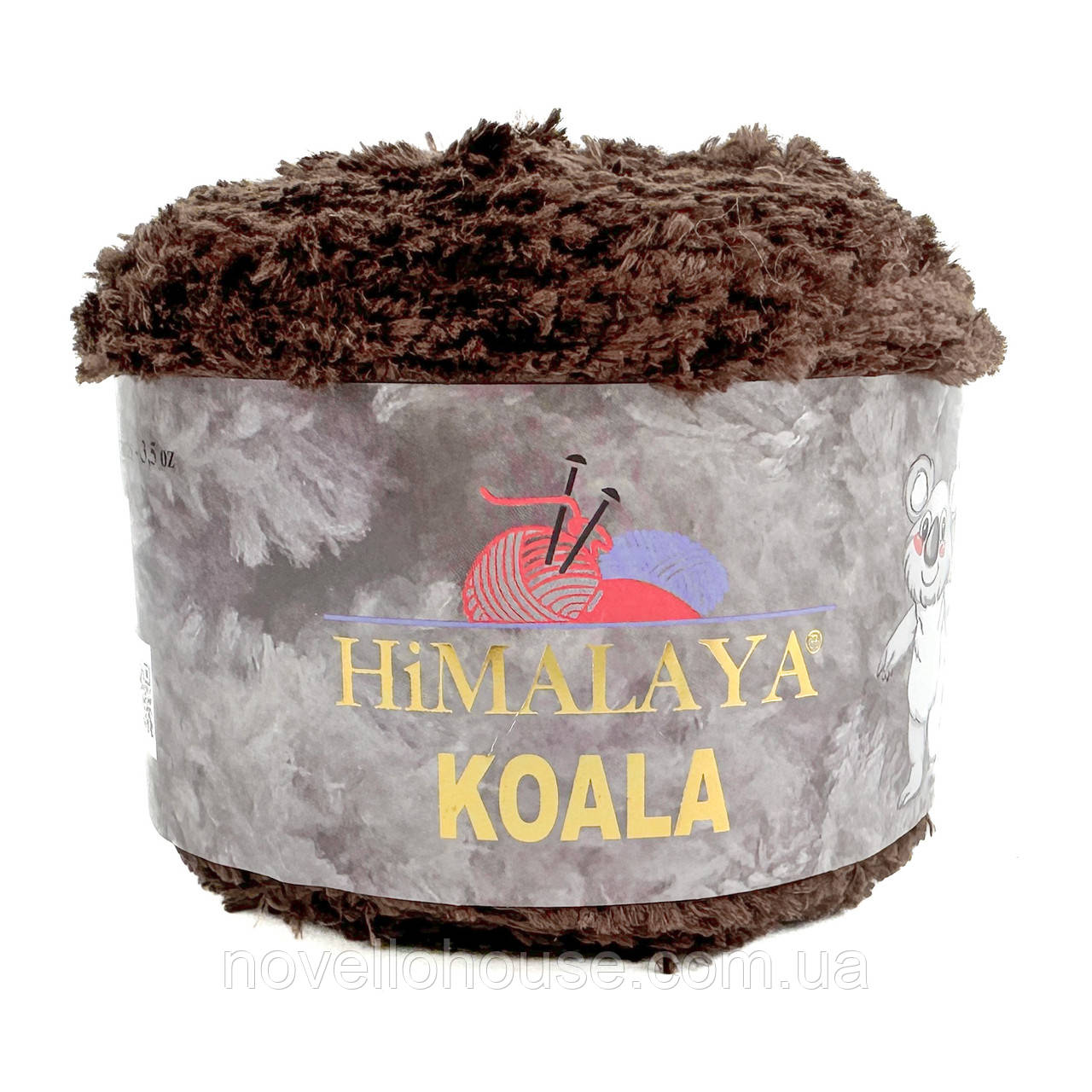 Himalaya KOALA (Коала) № 75739 коричневий (Пряжа імітація хутра, нитки для в'язання)