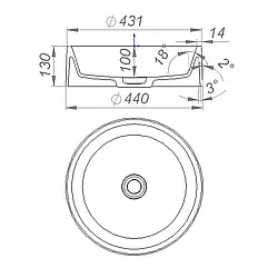 Раковина GRANADO Toro White gel 22766 Toro White gel