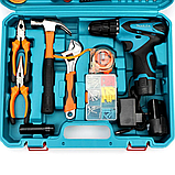 Бездротовий потужний Шуруповерт дриль Makita DF330DWE | 12V 2A/h+набір інструментів 45шт, фото 8