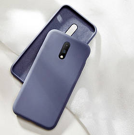 Протиударний чохол для OnePlus 7 1+7 grey silicone case з підкладкою та захисними бортами