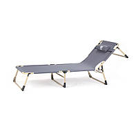 Розкладне туристичне ліжко з регулюванням спинки 193 х 68 х 30 см Bass Polska BH 31000