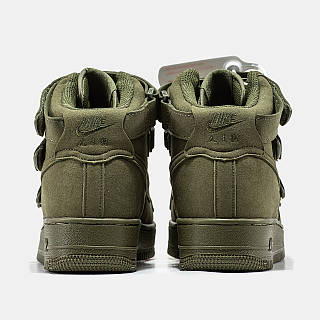Nike air force 1 green suede high top hot sale