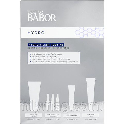 Набір з повноцінним зволожуючим доглядом Hydro Filler Routine Set Babor