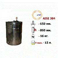 Медогонка 2-х рамочная поворотная нержавеющая AISI 304