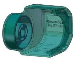 Кришка-утримувач шприца PSP, що замикає шприц у насосі