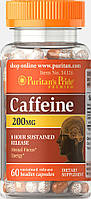 Кофеин Caffeine 8-Hour Sustained Release Puritan's Pride 200 мг 60 капсул TT, код: 7586592