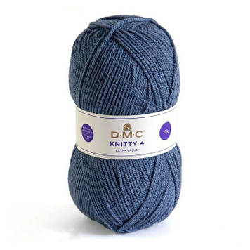 DMC Knitty 4 50 гр, колір Синій 609