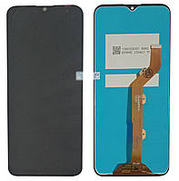 Дисплейний модуль (екран) для Tecno Spark 4, Camon 12 (KC2, KC8, CC7) Чорний (PRC)