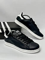 Чоловічі шкіряні кросівки Adidas Stan Smith, чоловічі класичні кросівки, чоловічі стильні кеди Адідас