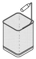 Корзина для макароноварки 140x105x200(h) мм Bertos SCS1/6DX