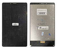 Дисплей для планшета Lenovo Tab M7 TB-7305 TB-7306X Черный Переклей orig